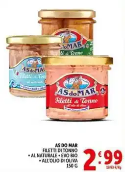 Deco Supermercati As do mar filetti di tonno offerta