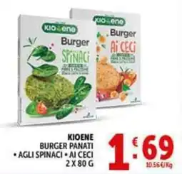 Deco Supermercati Kioene burger panati offerta