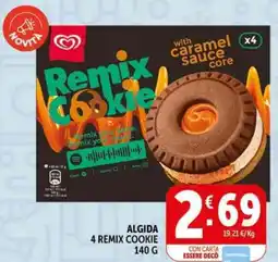 Deco Supermercati Algida 4 remix cookie offerta