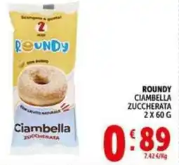 Deco Supermercati Roundy ciambella zuccherata offerta