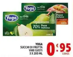 Deco Supermercati Yoga succhi di frutta offerta