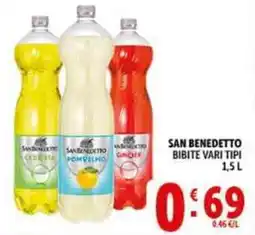 Deco Supermercati San benedetto bibite offerta