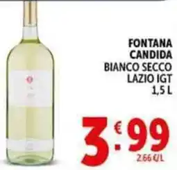 Deco Supermercati Fontana candida bianco secco lazio IGT offerta