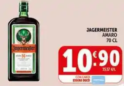 Deco Supermercati Jagermeister amaro offerta