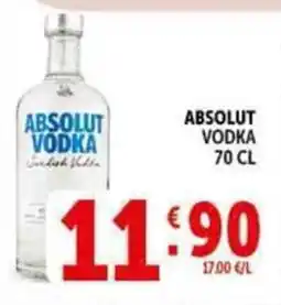 Deco Supermercati Absolut vodka offerta