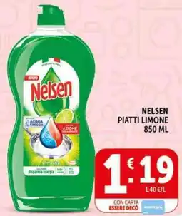 Deco Supermercati Nelsen piatti limone offerta