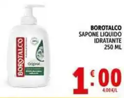 Deco Supermercati Borotalco sapone liquido idratante offerta