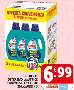Deco Supermercati General detersivo lavatrice offerta