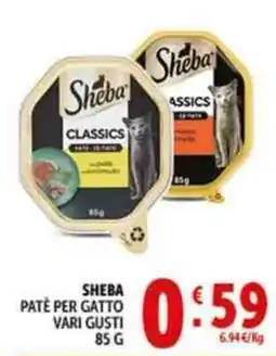 Deco Supermercati Sheba pate per gatto offerta