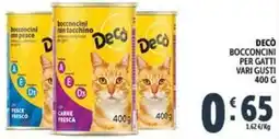 Deco Supermercati Decò bocconcini per gatti offerta