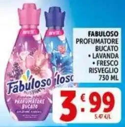 Deco Supermercati Fabuloso profumatore bucato offerta