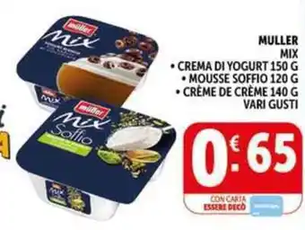 Deco Supermercati Muller mix offerta