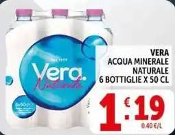 Deco Supermercati Vera acqua minerale naturale offerta