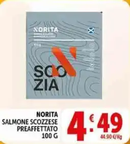 Deco Supermercati Norita salmone scozzese preaffettato offerta