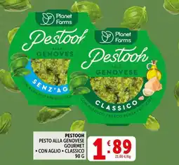 Deco Supermercati Pestooh pesto alla genovese gourmet offerta