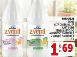 Deco Supermercati Parmalat zymil alta digeribilità latte uht senza lattosio offerta