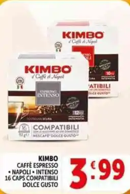 Deco Supermercati Kimbo caffè espresso offerta
