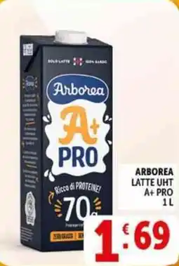 Deco Supermercati Arborea latte uht a+ pro offerta