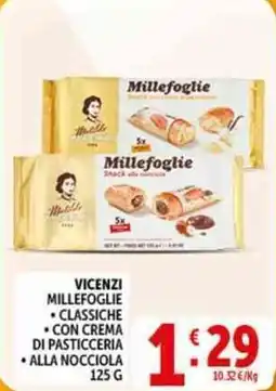 Deco Supermercati Vicenzi millefoglie offerta