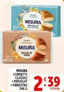 Deco Supermercati Misura cornetti classici offerta