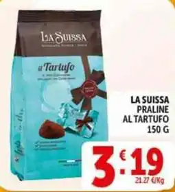 Deco Supermercati La suissa praline al tartufo offerta
