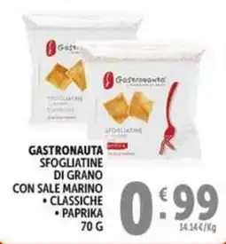 Deco Supermercati Gastronauta sfogliatine di grano con sale marino offerta