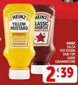 Deco Supermercati Heinz salsa top down offerta