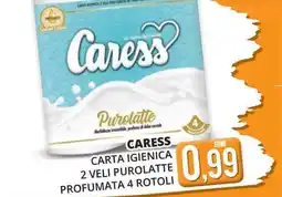 Mazzeo Giocattoli Carta igienica 2 veli purolatte profumata 4 rotoli offerta