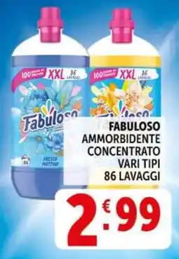 Deco Supermercati Fabuloso ammorbidente concentrato offerta