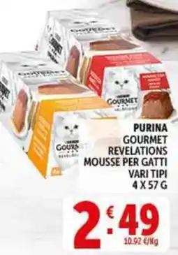 Deco Supermercati Purina gourmet revelations mousse per gatti offerta
