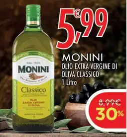Crai Monini olio extra vergine di oliva classico offerta