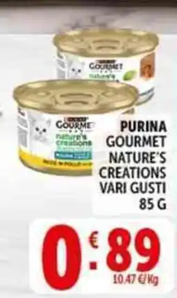 Deco Supermercati Purina gourmet nature's creations offerta