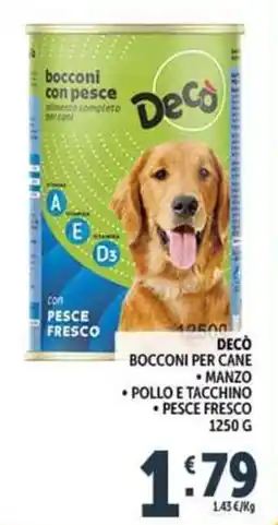 Deco Supermercati Deco bocconi per cane offerta