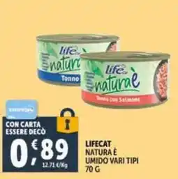 Deco Supermercati Lifecat natura e umido offerta