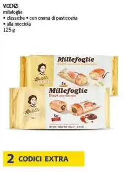 Deco Supermercati VICENZI millefoglie offerta