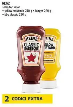 Deco Supermercati HEINZ salsa top down offerta