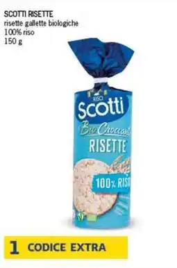 Deco Supermercati SCOTTI RISETTE risette gallette biologiche 100% riso offerta