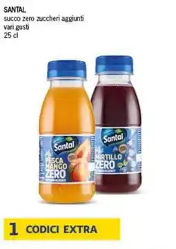 Deco Supermercati SANTAL succo zero zuccheri aggiunti offerta