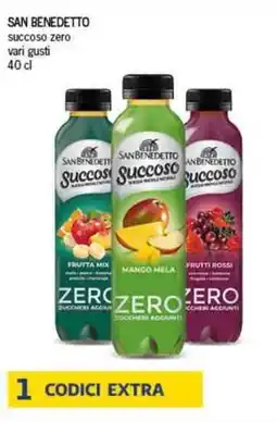 Deco Supermercati SAN BENEDETTO succoso zero offerta