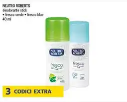 Deco Supermercati NEUTRO ROBERTS deodorante stick offerta