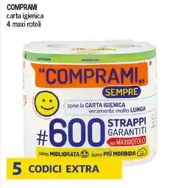 Deco Supermercati COMPRAMI carta igienica 4 maxi rotoli offerta