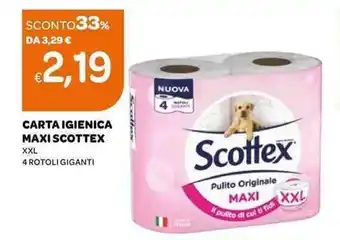 Ekom Scottex Carta Igienica Maxi XXL offerta
