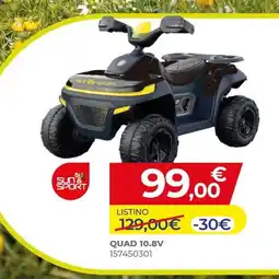 Toys Center Sun & sport quad 10.8V offerta