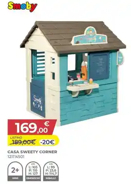 Toys Center Smoby casa sweety corner offerta