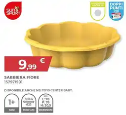 Toys Center Sun & sport sabbiera fiore offerta