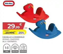 Toys Center Little tikes. cavallo a dondolo offerta