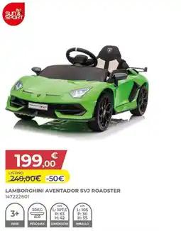 Toys Center Sun & sport lamborghini aventador SVJ roadster offerta