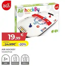 Toys Center Sun & sport air hockey offerta
