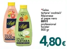 Altasfera Salsa tartara/ cocktail/ Maionese al pepe nero BIFFI professional twister offerta