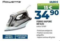 Sinergy Rowenta FERRO VAPORE DX1635 offerta